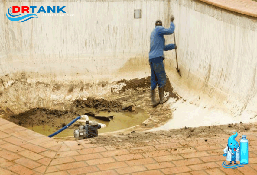 خدمة تنظيف وتعقيم حمامات السباحة